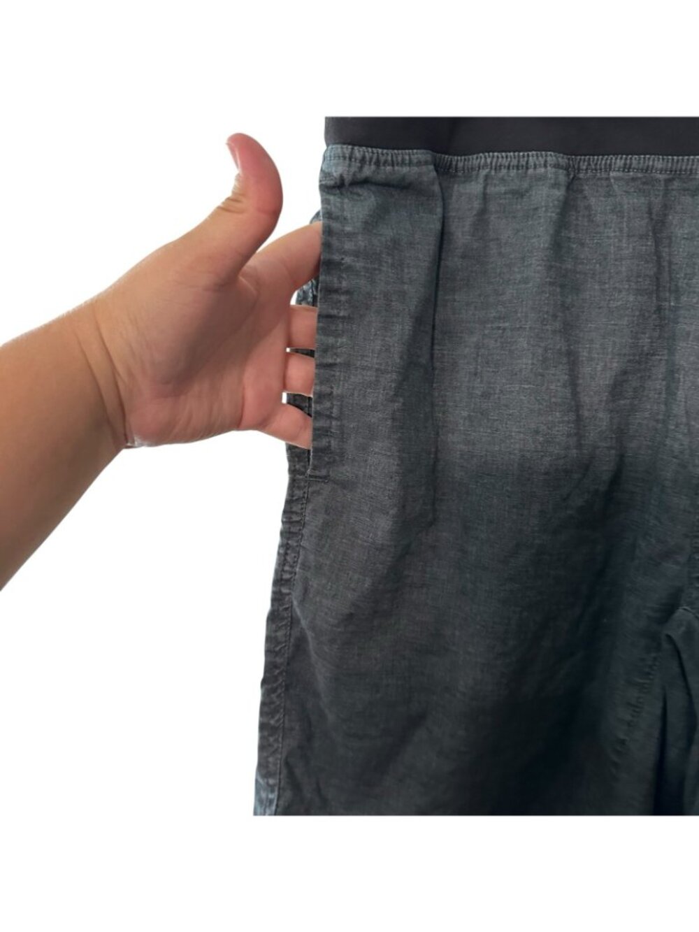 Prana Vaha Short Men’s Size Large Heather Gray Hemp Recycled Blend M3VAHS116 - Picture 2 of 7